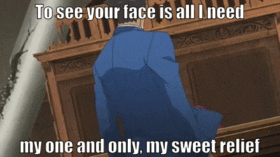 a man in a blue suit is standing in front of a piano with the caption to see your face is all i need my one and only