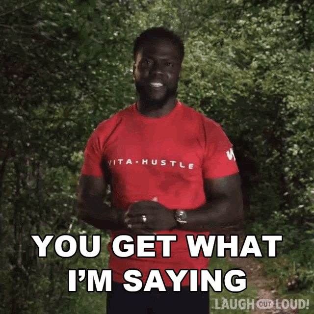 You Get What Im Saying Kevin Hart GIF - You Get What Im Saying Kevin Hart Meditate With Me GIFs