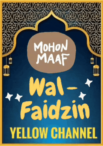a poster for mohon maaf wal-fadzin yellow channel