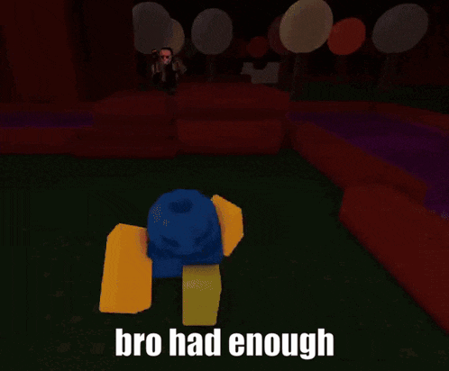 a video game character says bro had enough on the screen