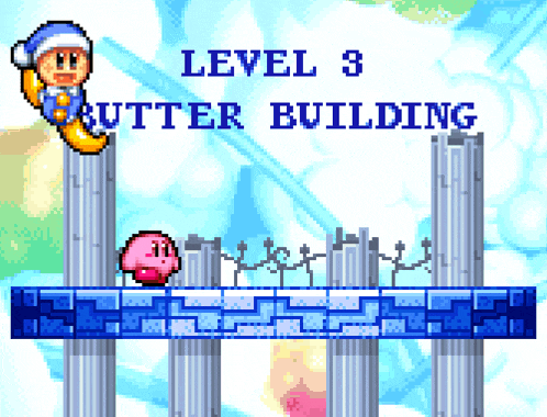 a video game shows a character named butter building in level 3