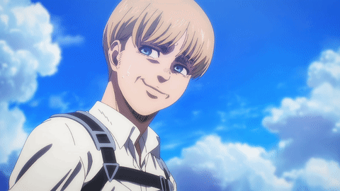 Armin Smile GIF - Armin Smile Attack On Titan GIFs