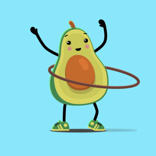 Avocado Dancing GIF - Avocado Dancing Hulahoop GIFs