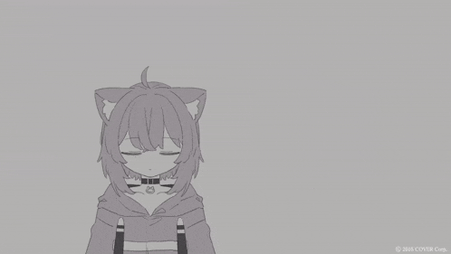 a drawing of a girl laying upside down with the copyright 2018 cover corp