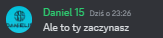 a blurred image of a message from daniel 15