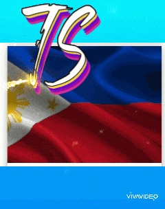 a picture of a filipino flag with the letter ts above it