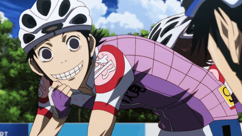 a cartoon character wearing a helmet and a purple jersey with the letter r on the front