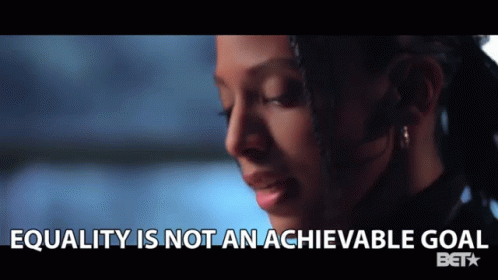 Equality Equality Is Not An Achievable Goal GIF - Equality Equality Is Not An Achievable Goal Right GIFs