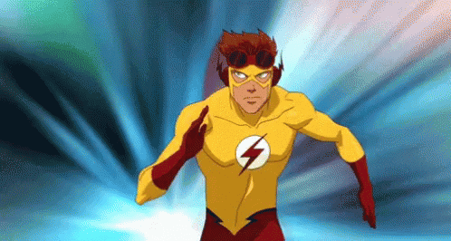 Kid Flash Young Justice GIF - Kid Flash Young Justice Run GIFs