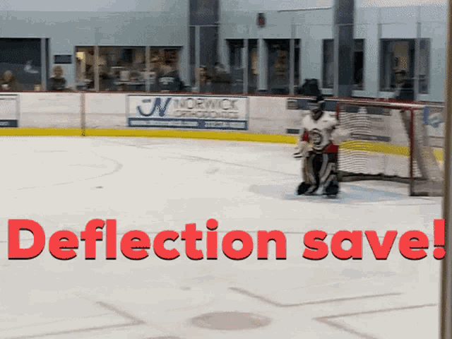 Hockey Goalie Huge Save GIF - Hockey Goalie Huge Save Glove Save GIFs
