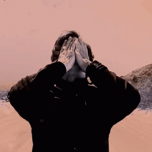 Cover Face Ben Mcleod GIF - Cover Face Ben Mcleod All Them Witches GIFs