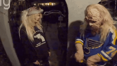 a woman wearing a black shirt that says chicago motherfucker