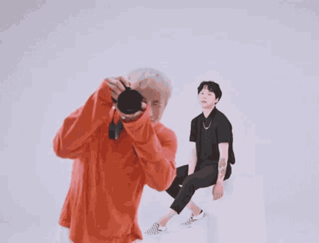 사진찍다 아우라 GIF