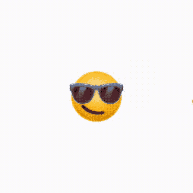a yellow smiley face wearing sunglasses is making an ok sign .