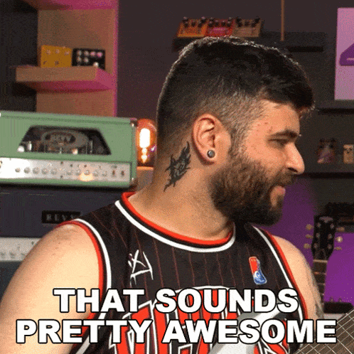 That Sounds Pretty Awesome Andrew Baena GIF - That Sounds Pretty Awesome Andrew Baena That Sounds Fantastic GIFs