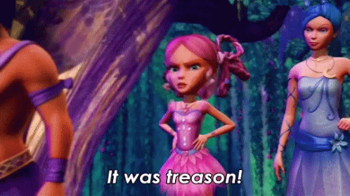 It Was A Treason Barbie GIF - It Was A Treason Barbie Angry GIFs