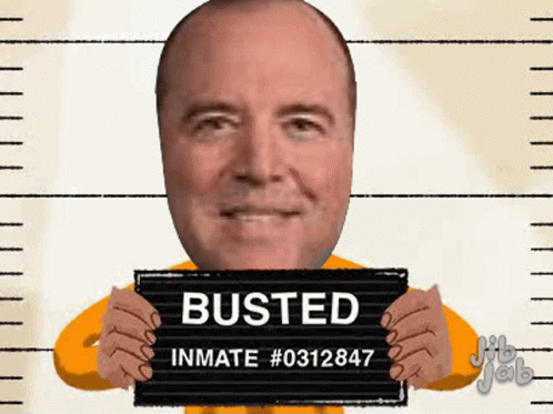 Adam Schiff Busted GIF - Adam Schiff Busted Inmate GIFs
