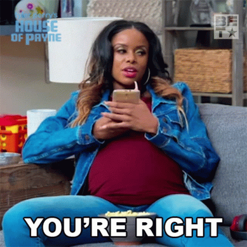 Youre Right Lisa GIF - Youre Right Lisa House Of Payne GIFs