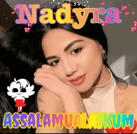 a picture of a woman with the name nadyra