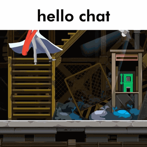 Hello Chat Ghost Trick GIF - Hello Chat Ghost Trick Hello GIFs