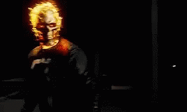 Ghost Rider Flame GIF - Ghost Rider Flame Shout GIFs