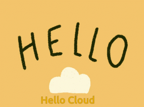 Hello Cloud GIF - Hello Cloud GIFs