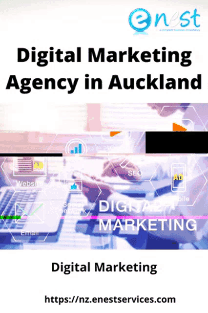 an ad for digital marketing agency agencyland a