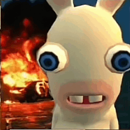 Rabbids 1987 Meme - Rabbids 1987 - Discover & Share GIFs