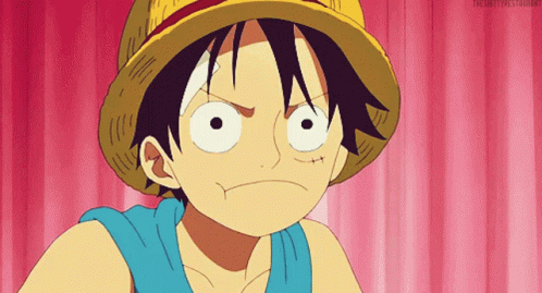 Luffy One Piece GIF - Luffy One Piece Thinking GIFs