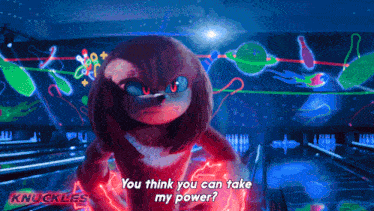 You Think You Can Take My Power Knuckles GIF - You Think You Can Take My Power Knuckles Don'T Play With Me GIFs