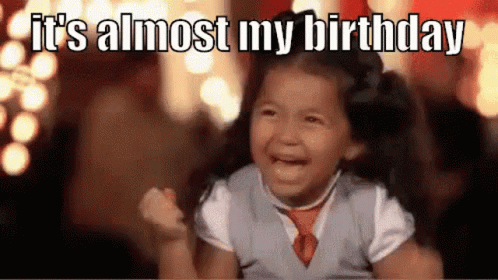 Excited Almost My Birthday GIF - Excited Almost My Birthday Giddy GIFs