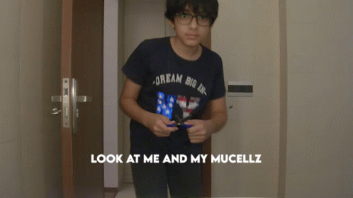 Look At Me And My Mucellz Advik Panigrahi GIF - Look At Me And My Mucellz Advik Panigrahi GIFs