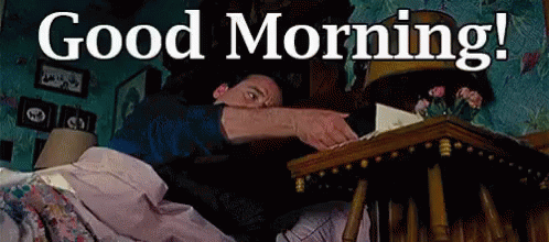 Good Morning GIF - Bill Murray Groundhog Day Alarm GIFs