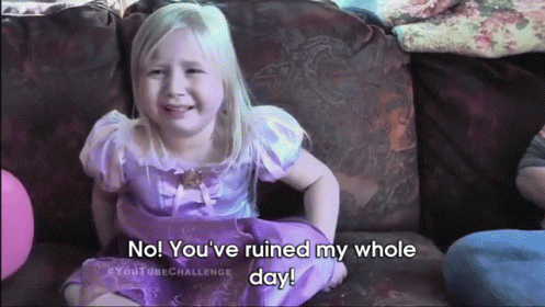 Mommy'S Little Princess GIF - Jimmy Kimmel Show Youve Ruined My Day Bad Day GIFs