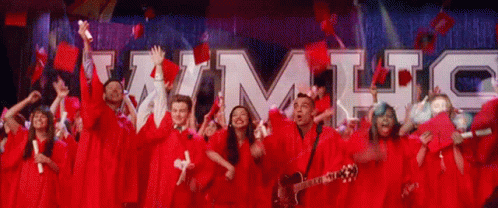 Glee Graduation GIF - Glee Graduation Graduating GIFs