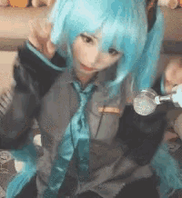 มิคุ Peace Sign GIF