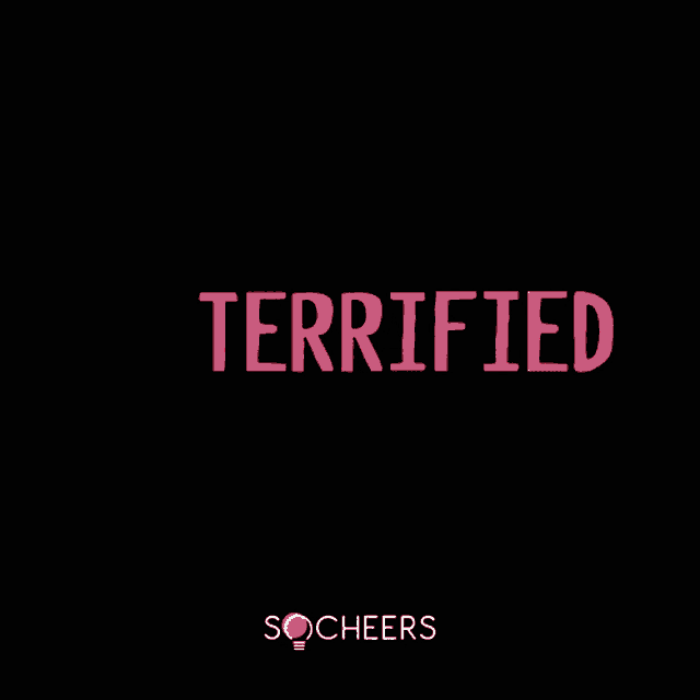 a cartoon illustration of an angry pink virus with the words socheers written below it