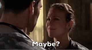 Maybe Erin Krakow GIF - Maybe Erin Krakow Army Wives GIFs