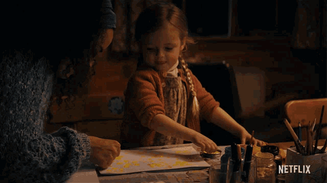 Finger Paint Little Andy GIF - Finger Paint Little Andy Pieces Of Her GIFs