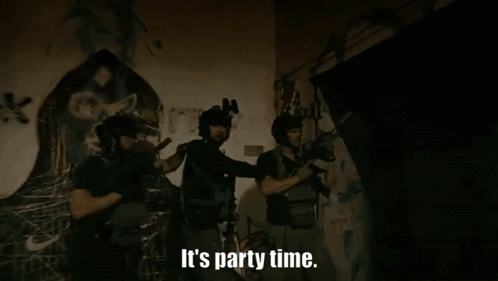 Its Party Time Seal Team GIF - Its Party Time Seal Team Sonny Quinn GIFs
