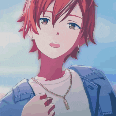 a girl with red hair is wearing a necklace