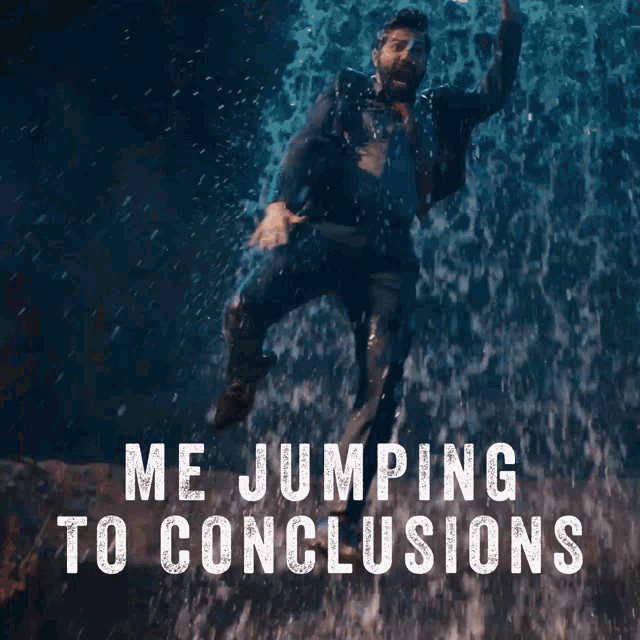 Jumping Jumping To Conclusions GIF - Jumping Jumping To Conclusions Conclusions GIFs