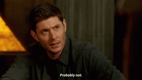 Probably Not Supernatural GIF - Probably Not Supernatural Sam Winchester GIFs