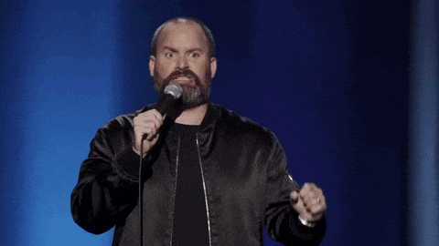 a man speaking into a microphone with the words " what 's happening ? " below him