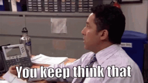 You Keep Think That Kevin Malone GIF - You Keep Think That Kevin Malone The Office GIFs