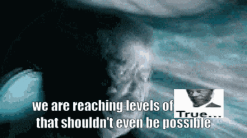 a man with a beard is saying we are reaching levels of that should n't even be possible