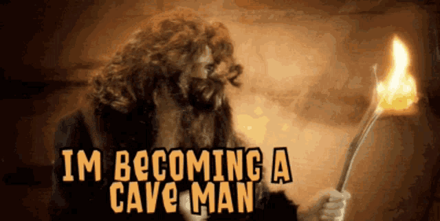 Caveman Im Becoming A Caveman GIF - Caveman Im Becoming A Caveman GIFs