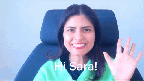 Hi Sara GIF - Hi Sara GIFs