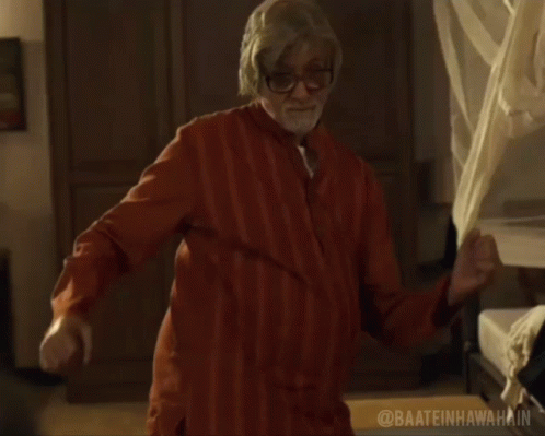 Amitabh Bachchan Funny Dance GIF - Amitabh Bachchan Funny Dance Fun GIFs