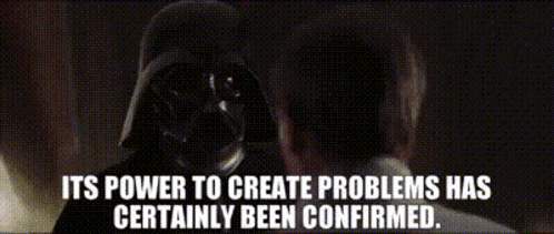 Star Wars Darth Vader GIF - Star Wars Darth Vader Its Power To Create Problems Has GIFs